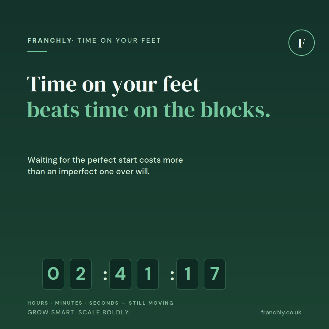 Time on your feet beats time on the blocks.